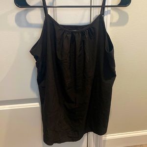 dressy black polyester top